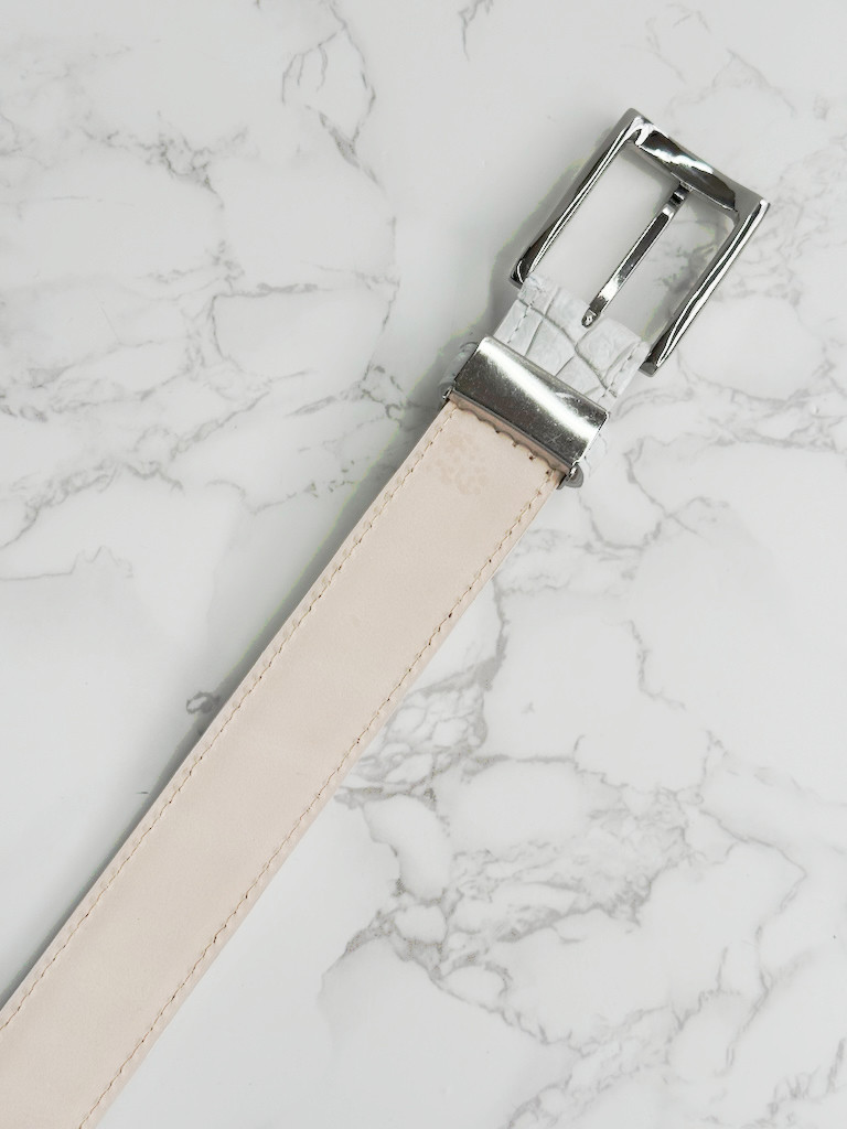 日本製　クロコダイル　マット仕上げ　VIP上質　３３㎜巾　　ベルト　ワニ革　フリーサイズ　エキゾチックレザー