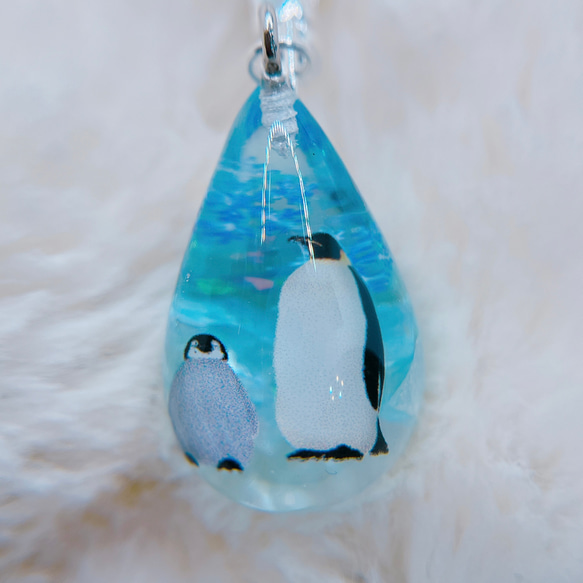ペンギン レジン キーホルダー 雫 キーホルダー ♡WANWAN♡ 通販