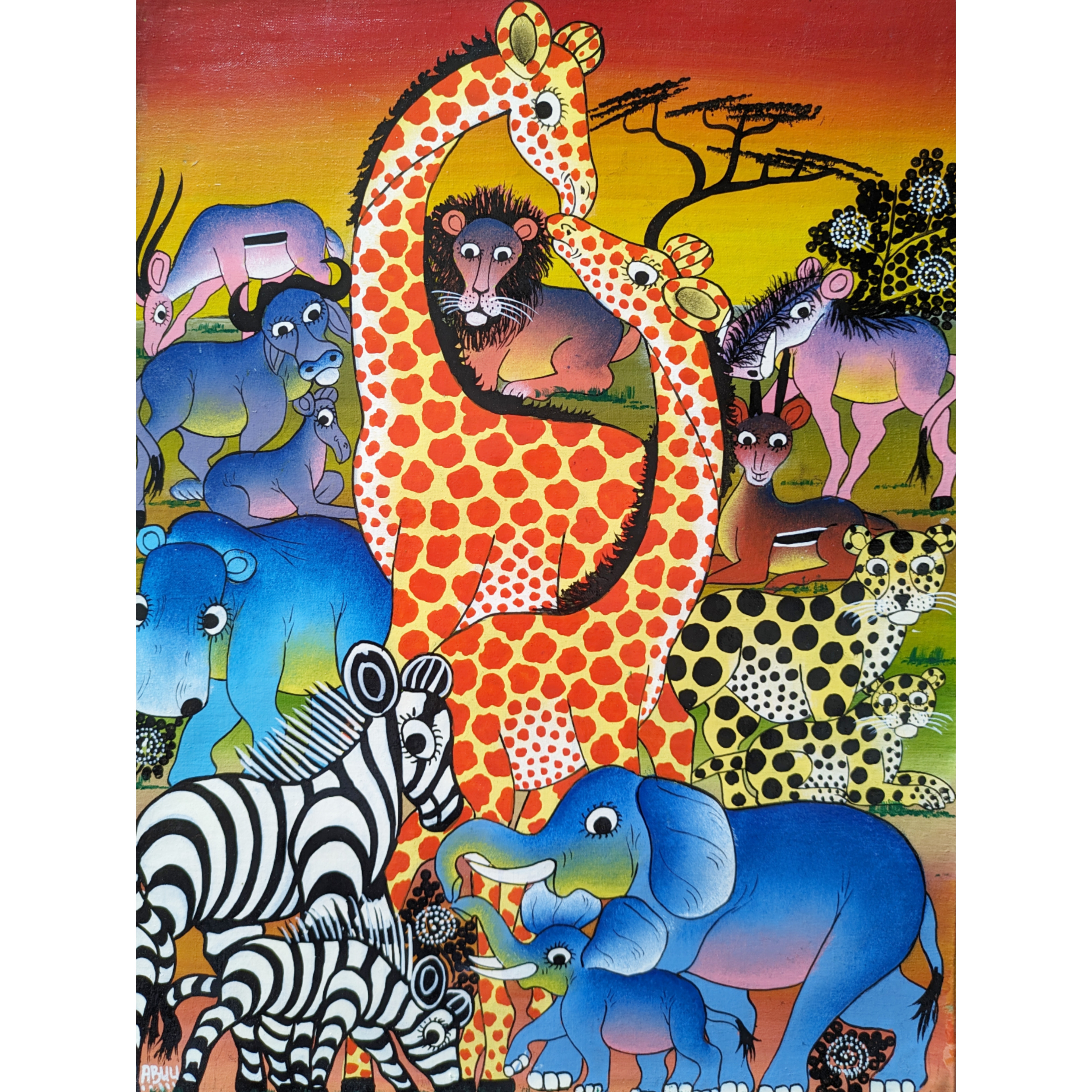 アフリカの絵画 アフリカの絵画