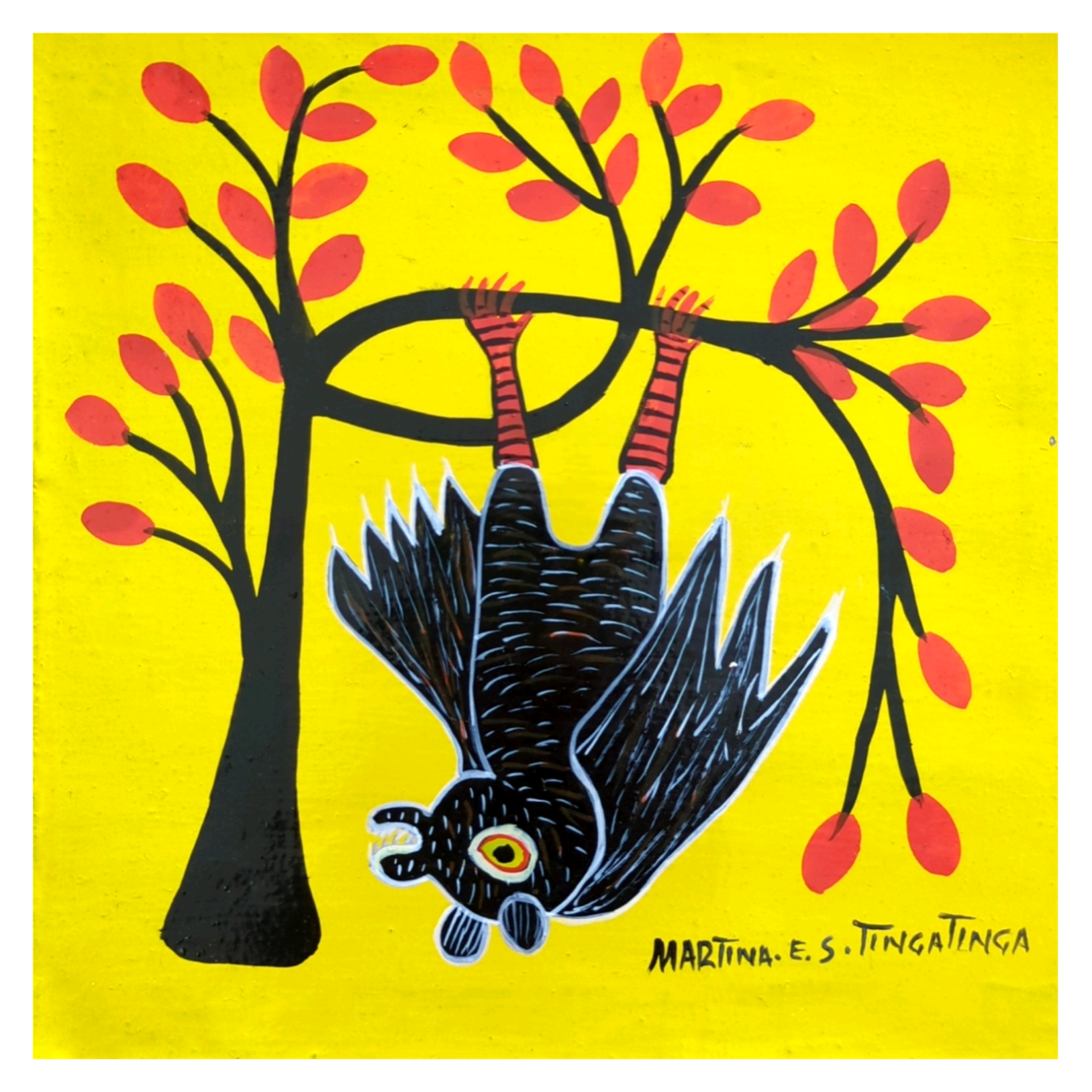 u*8様 Tingatinga　ティンガティンガ　絵　 (F3号 20*28cm
