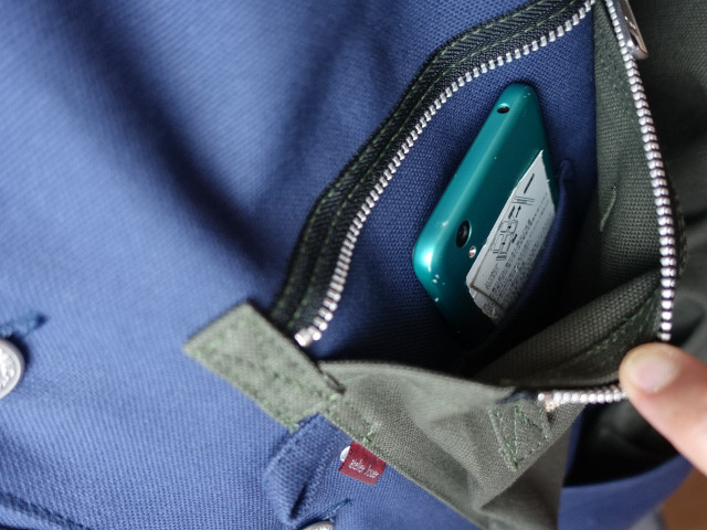 (Ｍ）身幅58ｃｍ　8号帆布・フード付きジャケット  男女兼用です。