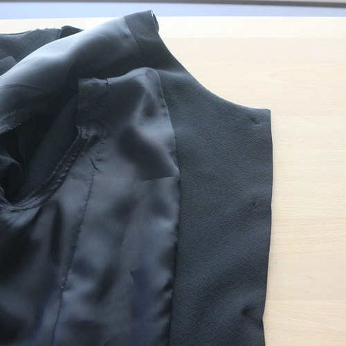 着物リメイクオーダー】前開き脇タックワンピース（裏地あり