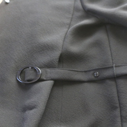 着物リメイクオーダー】前開き脇タックワンピース（裏地あり