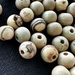 ◇ウッドビーズ（wooden beads）　ブナ7mm　20pcs 1枚目の画像