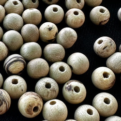 ◇ウッドビーズ（wooden beads）　ブナ7mm　20pcs 2枚目の画像