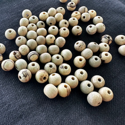 ◇ウッドビーズ（wooden beads）　ブナ7mm　20pcs 4枚目の画像