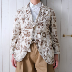 poplin jacket　* chaplin JK * landscape brown 第1張的照片