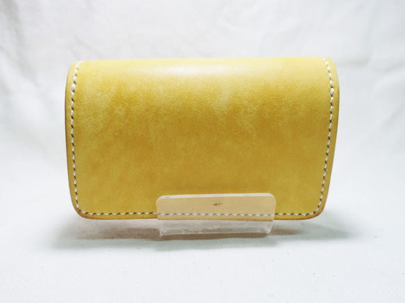 カードケース 名刺入れ ショルダーレザー レザークラフト 革小物 手縫  