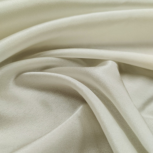 海外製　シルク生地　アイボリー　ハンドメイド資材　10メートル7センチ 生地 10匁シルクジョーゼット KW.白 オカダヤ(okadaya) 布・生地