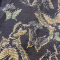 蝶々柄 華やぐステージ映えワンピ 高身長 トールサイズ対応 パニエ対応 着物リメイク ワンピース チョウ柄 17枚目の画像