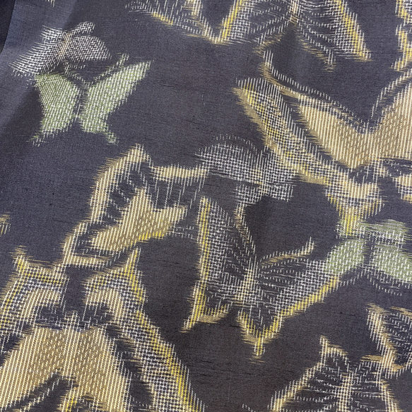 蝶々柄 華やぐステージ映えワンピ 高身長 トールサイズ対応 パニエ対応 着物リメイク ワンピース チョウ柄 17枚目の画像