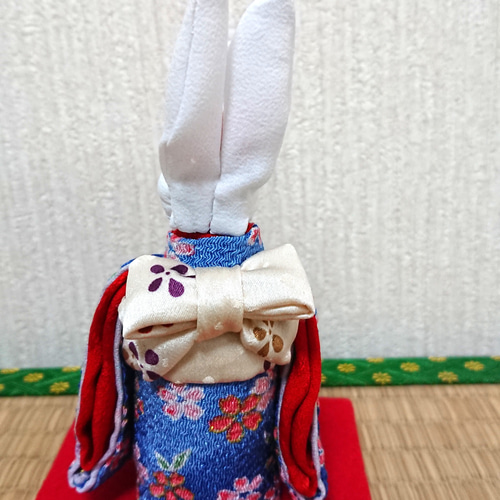 うさぎ 振袖着物（ちりめん青） その他人形 りん 通販 16548011