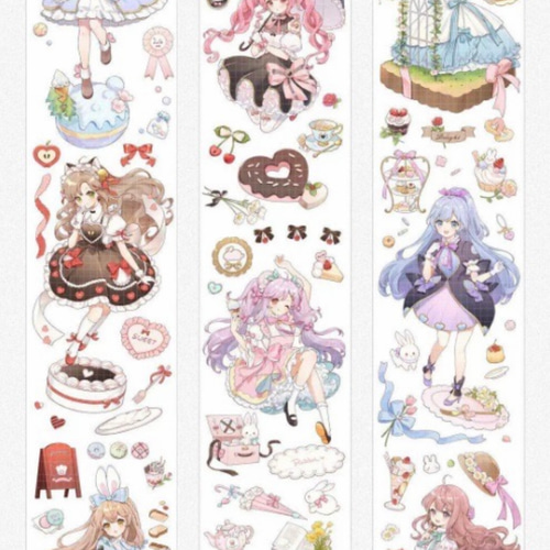 shine手帐工作室 海外マスキングテープ 切り売り 拌糖 PET マスキング