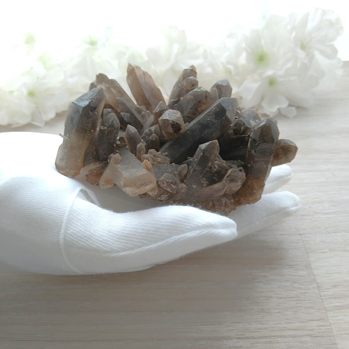 安眠・疲労回復～ 煙水晶 スモーキークォーツ 母岩無し 原石