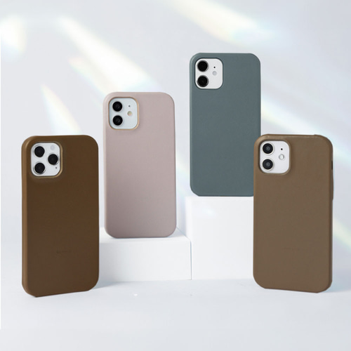 8色 本革 レザーケース くすみカラー アンドロイド iPhone