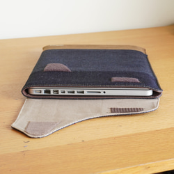 筆記本電腦外殼類型 8 完全定制尺寸和配色方案 岡山帆布牛仔布 第4張的照片