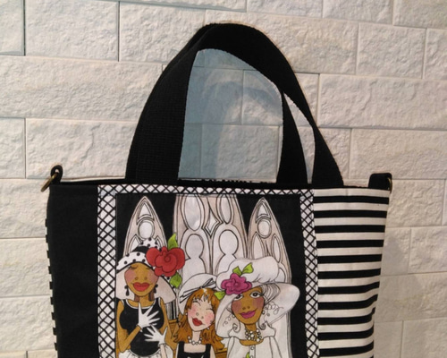 ロラライハリス　ハンドメイド　バッグ 現品・送料込】ロラライハリス トートバッグ ハンドメイド トート