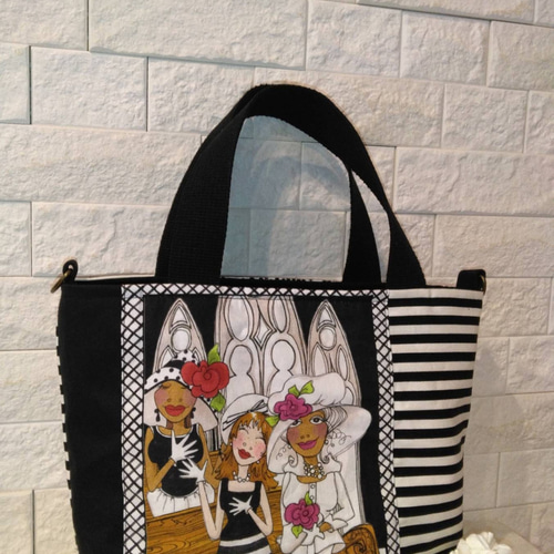 ロラライハリス♡ハンドメイド　トートバッグ2点　みじゅ様 ロラライハリス♡ハンドメイド トートバッグ2点 哲直様 ロラライハリス