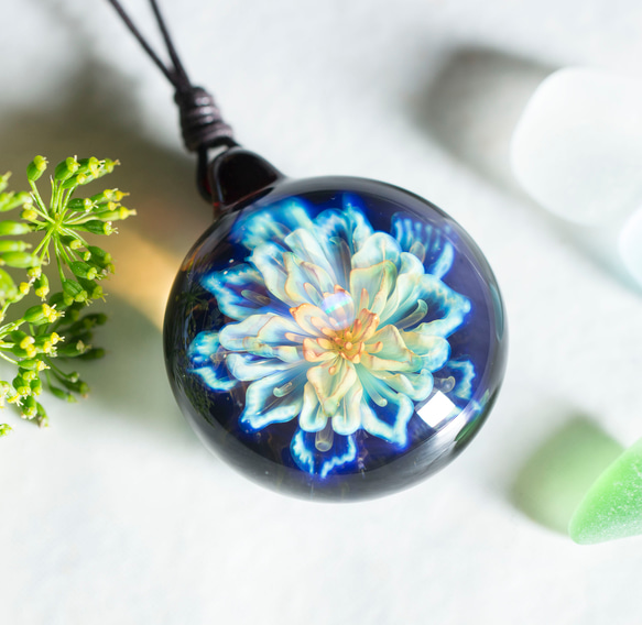 太陽之歌硼矽酸鹽玻璃吊墜 ss14 第5張的照片