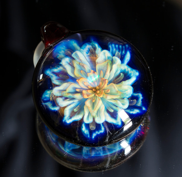 太陽之歌硼矽酸鹽玻璃吊墜 ss14 第3張的照片