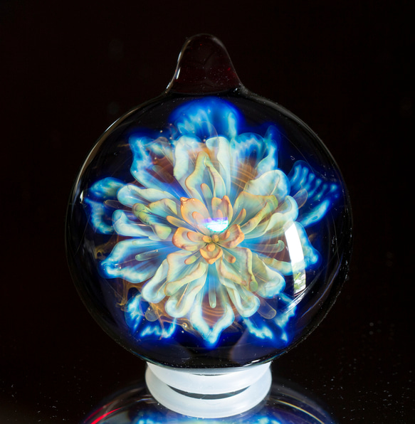 太陽之歌硼矽酸鹽玻璃吊墜 ss14 第1張的照片