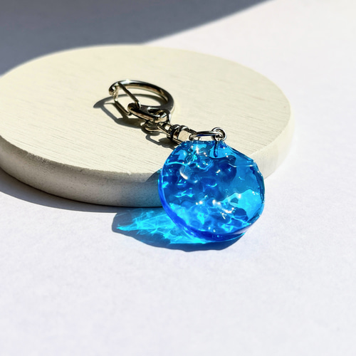 海 数字 キーホルダー 青 ブルー オーダーメイド 星の砂 レジン 海 数字 キーホルダー 青 ブルー オーダーメイド 星の砂 レジン