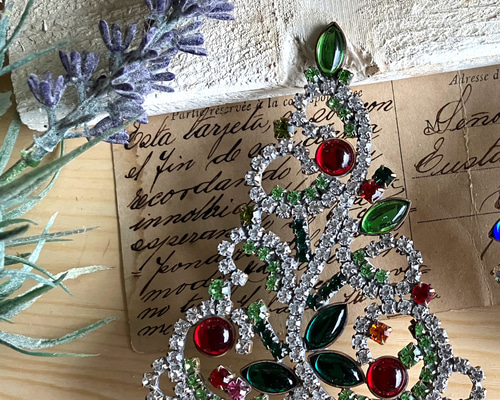 チェコ  ヴィンテージツリー■クリスマスカラー 14e5fc40831bda032d43001ac0fa61