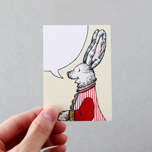 うさぎのメッセージセット