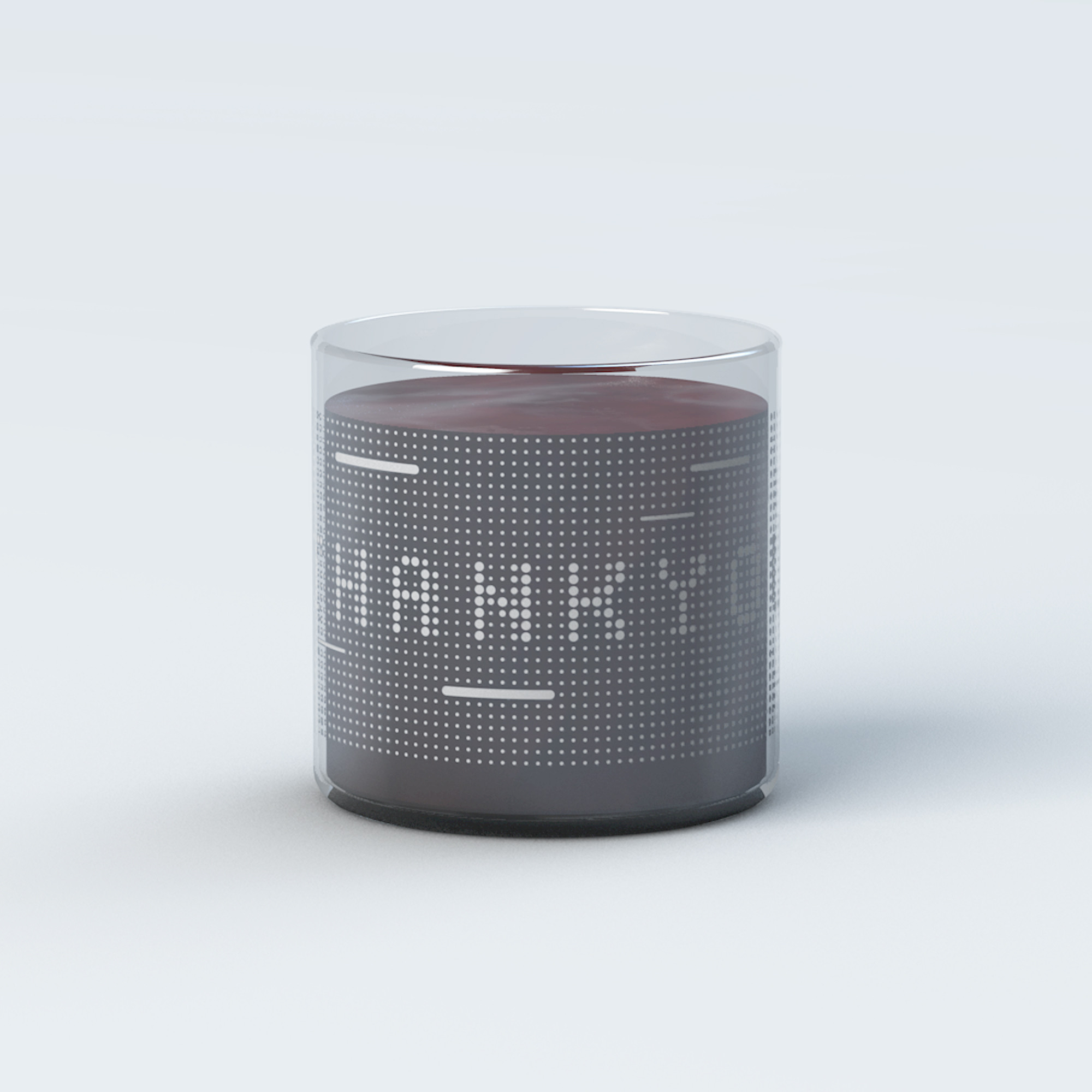 送料無料 オリジナル刻印グラス 桐箱パッケージ - ドット / ショート -