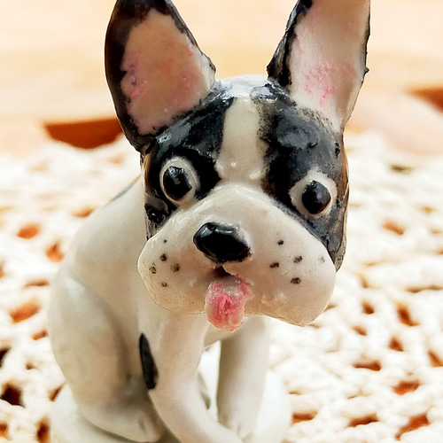 R4122 フレンチブルドック2置物 その他置物 antomako 通販 16549769