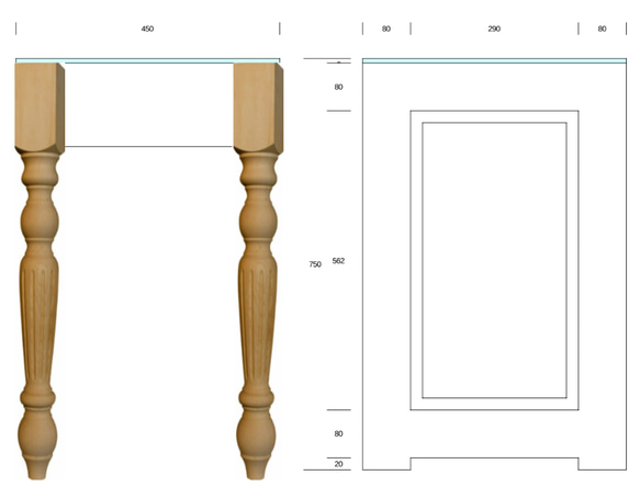 ※ひるねこ様専用注文ページ　ガラストップネイルテーブルW1000 2枚目の画像