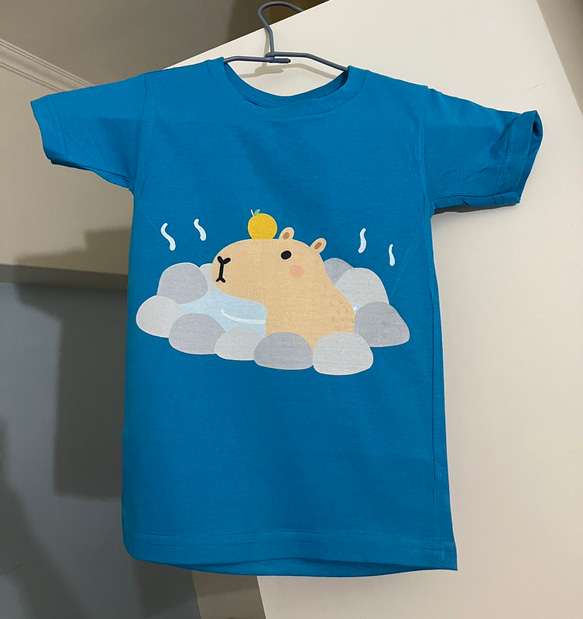 カピバラキッズTシャツ 1枚目の画像