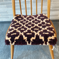 ノッティング織りの椅子敷き_4 2枚目の画像