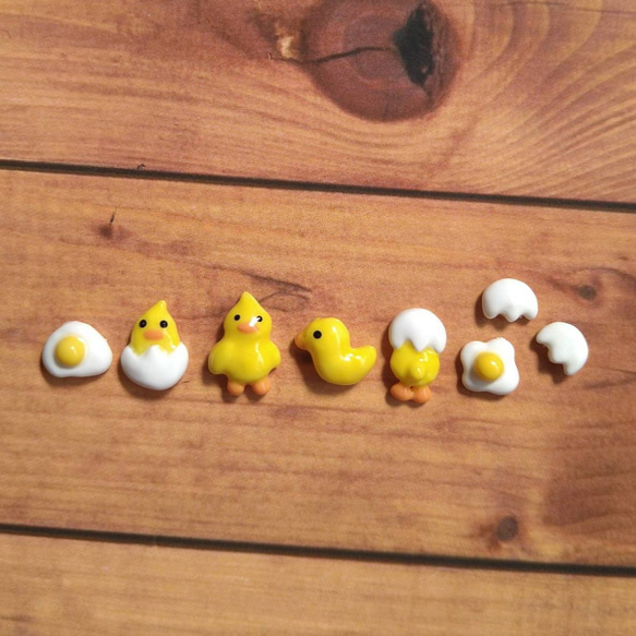 ネイルアート 3Dパーツ * アニマル ひよこさん ネイルチップ（つけ爪