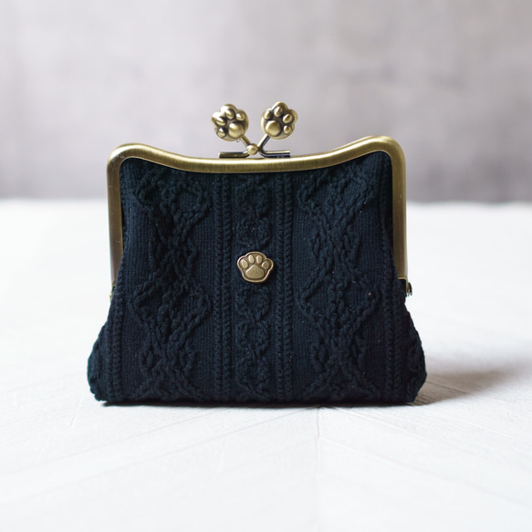 にゃんこ肉球ポーチ・黒猫 4枚目の画像