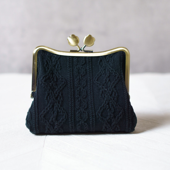 にゃんこ肉球ポーチ・黒猫 3枚目の画像