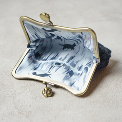 にゃんこ肉球ポーチ・黒猫 2枚目の画像