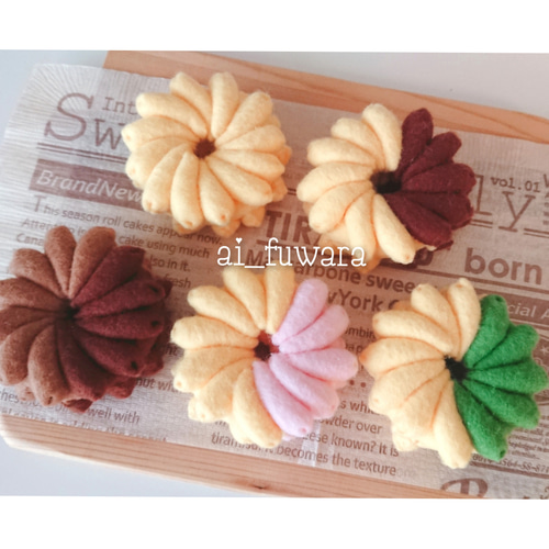 選べるフェルトのフレンチクルーラードーナツ1個♡フェルト