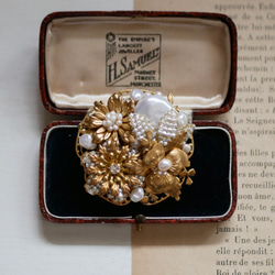 ブローチ【Wendy】ヴィンテージ アンティーク ウェディング ブライダル