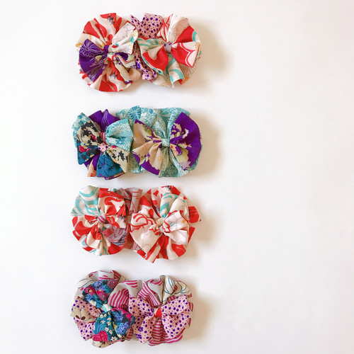 七五三髪飾り | 3歳髪飾り・7歳髪飾り | アンティーク着物生地