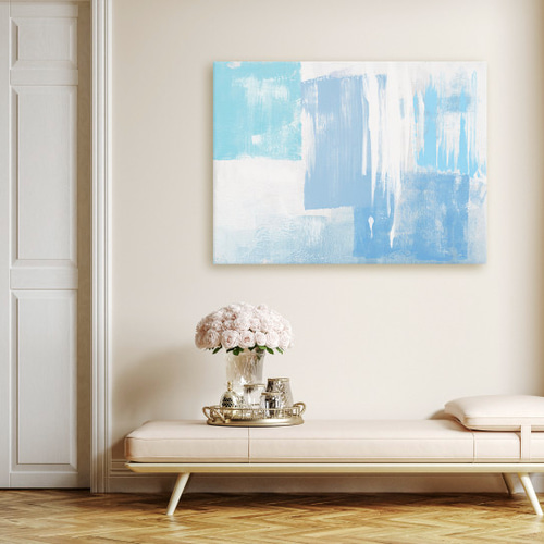 北欧インテリアアートパネル_ArtPaint Blue 抽象画アートパネルで