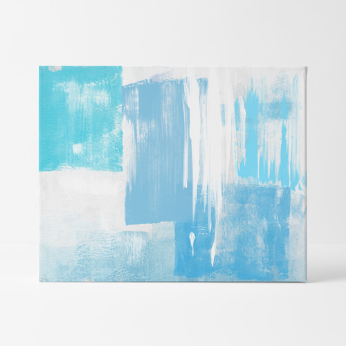 北欧インテリアアートパネル_ArtPaint Blue 抽象画アートパネル