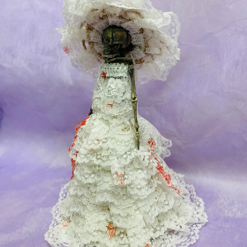 一点物【ハロウィン】骸骨の花嫁 その他インテリア雑貨 AN 通販