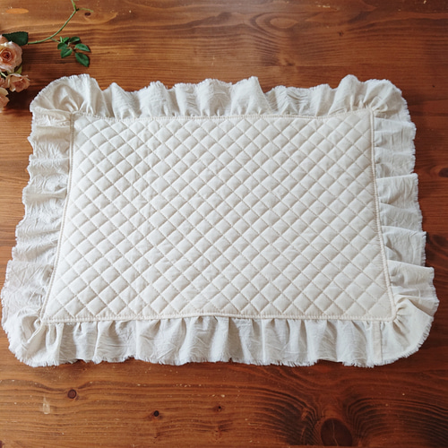 洗い込まれたラミーリネンとナチュラルコットン♪ミミフリルの