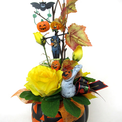 ハロウィンかぼちゃ器飾り　大23-6 6枚目の画像