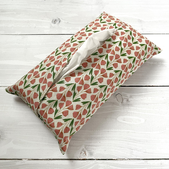 チェック柄カスタムペイントゴミ箱