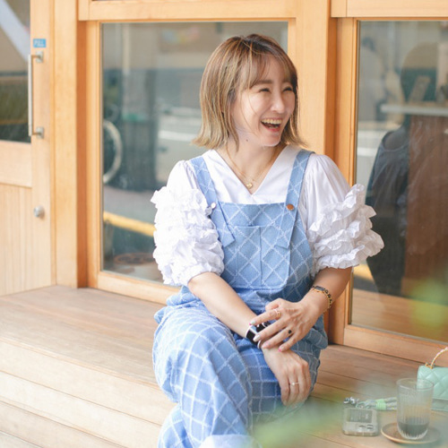 ライトブルー デニム サロペット