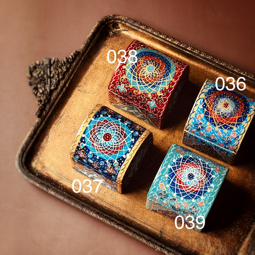 キャメルボーンの小箱 宝石箱 S ネイビー【JAABEH-037】 その他ケース