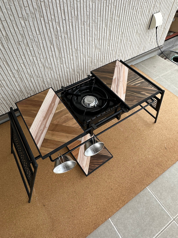 フラットバーナ－テーブルアイアンigtテーブル 3種類天板ミックス 11枚目の画像