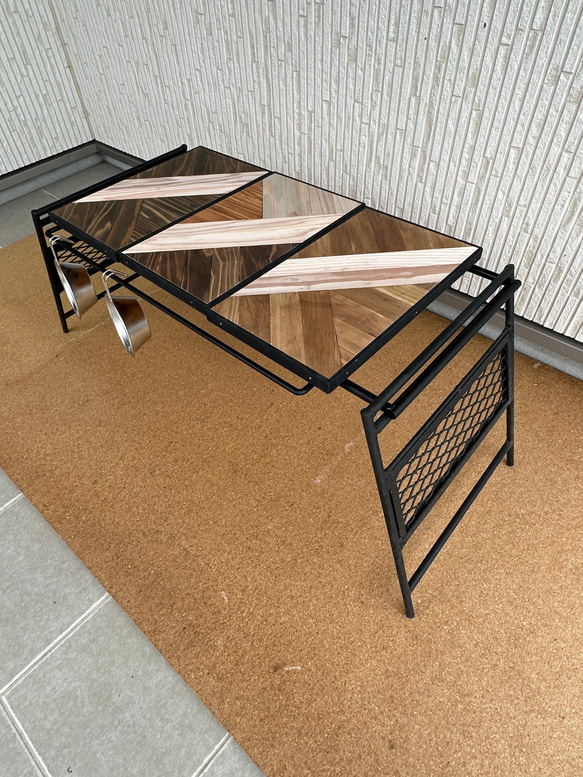 フラットバーナ－テーブルアイアンigtテーブル 3種類天板ミックス 2枚目の画像